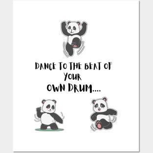 Happy panda Posters and Art